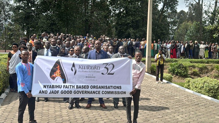 Kuri uyu wa Gatatu, Ubuyobozi bw'Akarere ka Nyabihu bwifatanyije n ...