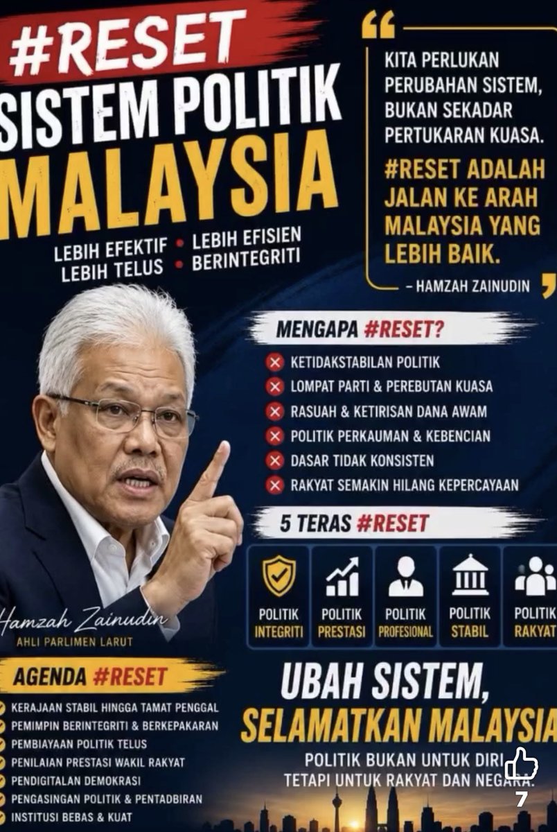 RahimRTC's tweet photo. Reset Ideologi Melonjakkan Malaysia ke Arah Kecermelangan yg Lebih Tinggi dan Terhormat dlm Laluan Sejarah Politik Negara... 👍🌺💪!!! https://t.co/tzGZ5u7xgS