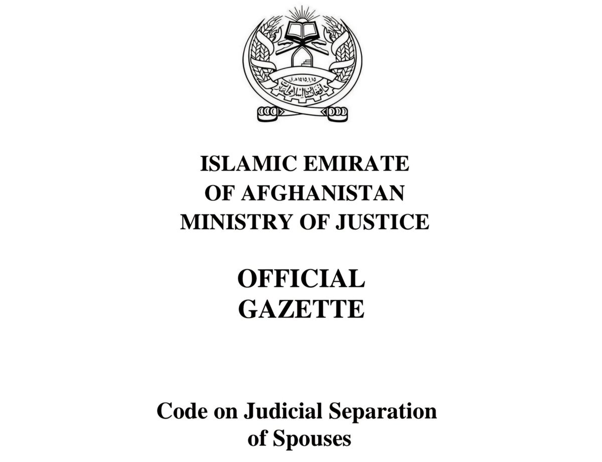 aw_kakar's tweet photo. Every major outlet covered Decree 18 as legalising child marriage. Almost none of them read it. I did. Here's what it actually says. https://t.co/pUil5SZgA6