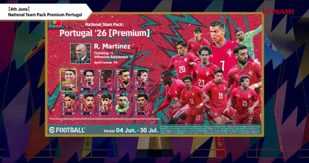 Ben30jamin's tweet photo. Konami never cease to disappoint 
After all the anticipations for the World Cup packs this is what we get 
I might go for the Portugal pack because of Ronaldo 
Are you going in or you'll skip? https://t.co/HMSrkgEC69