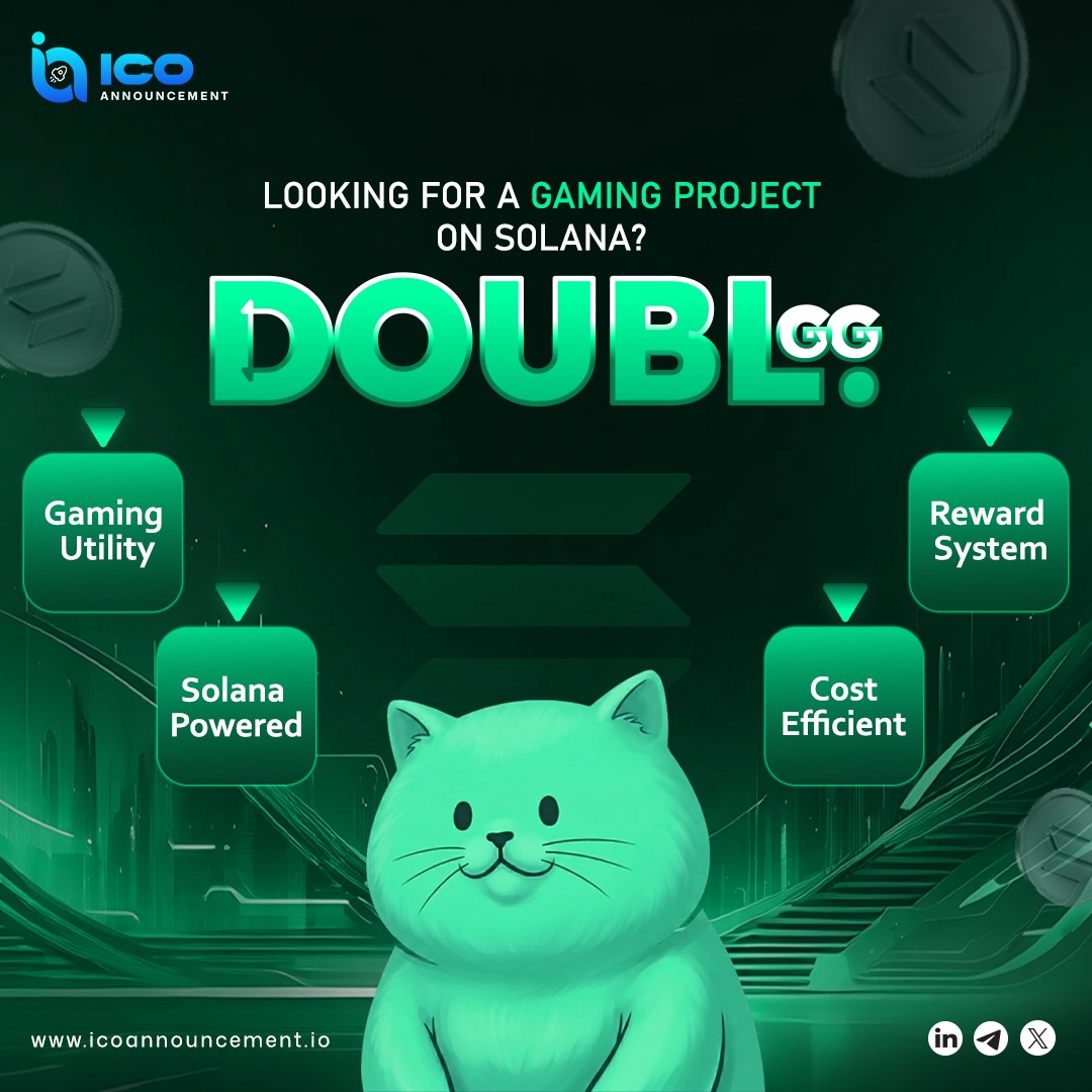 ICOAnnouncement's tweet photo. Gaming Project Alert🚨
$DOUBL is bringing together gaming utility, rewards, and the speed of Solana to create a more engaging Web3 gaming experience.
For More Update - https://t.co/4E5QhQklGP
#ICOAnnouncement #DOUBL #GamingProject #token #CryptoCommunity #Web3 https://t.co/nWrUHpzgVU