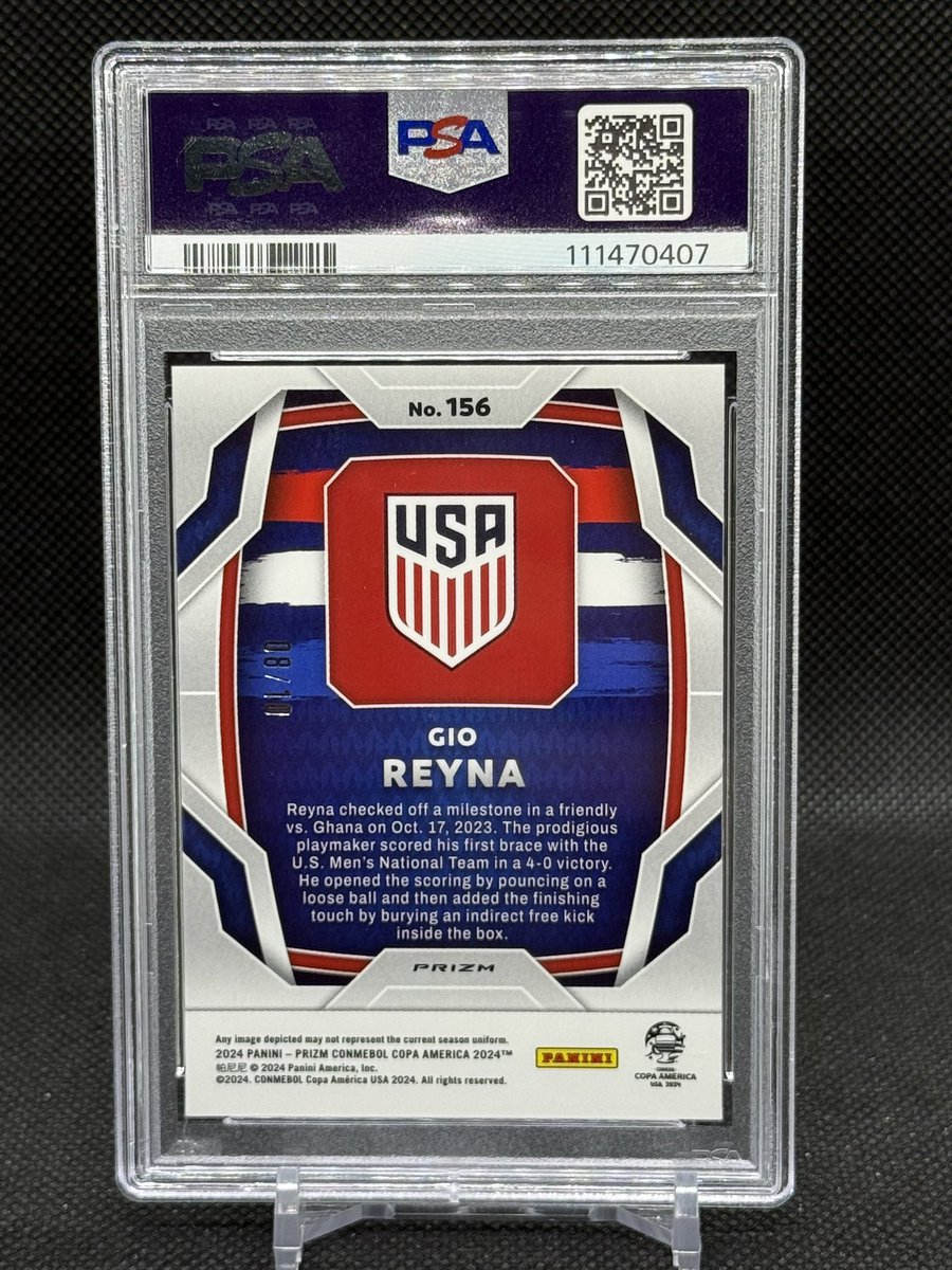 mikeycollectz's tweet photo. Gio Blue Shimmer /7 Pop 2 $200
Gio Gold /10 Pop 2 $175
Stars/Stripes /24 PSA 10 did $200 yesterday. https://t.co/7eTvaax7SY