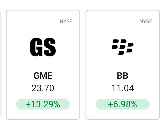 ManniloTrader's tweet photo. I was going to wait for $BB to moon and place profits into $GME ... but I didn't wait 🧙‍♂️🙌🔮 and got in $GME these past 2 days. Now $GME is pumping premarket.
Send it ! https://t.co/CLaMy4FVVY