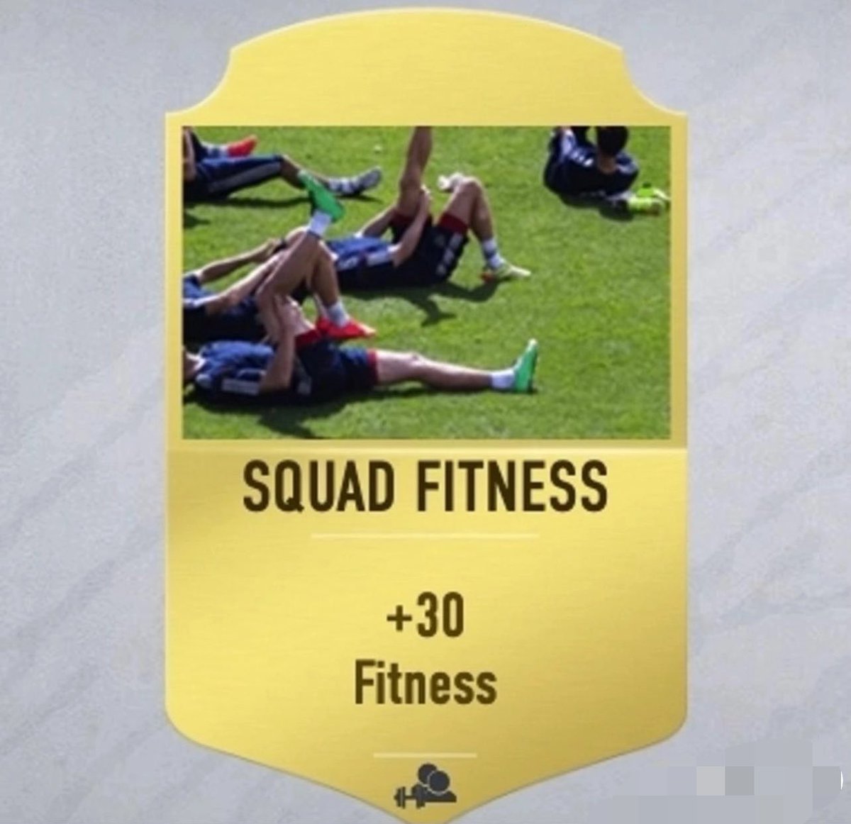 FutSheriff's tweet photo. Life when your biggest problem was forking out 1k for a Squad Fitness card https://t.co/dZ533LDOEK