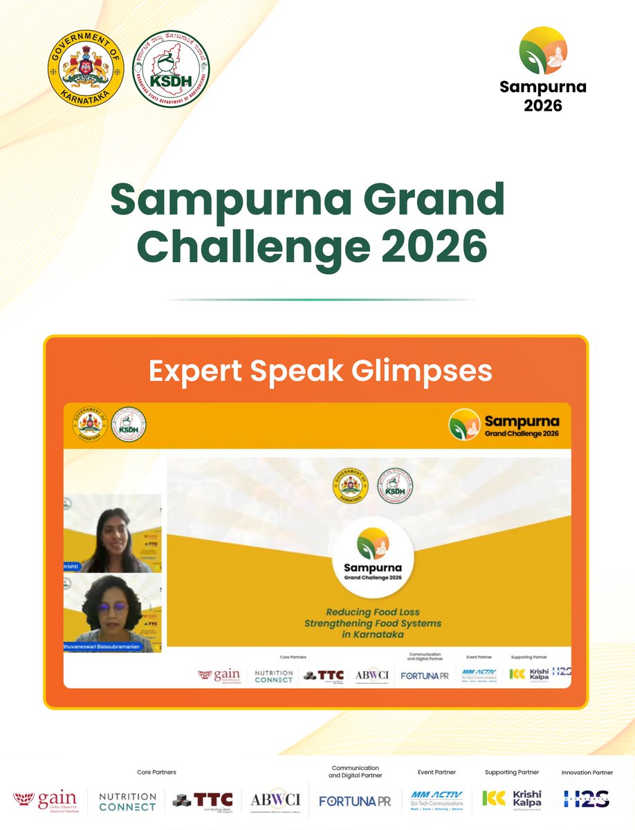 hack2skill's tweet photo. Catch the key highlights from Sampurna 2026 Expert Speak: Solve. Sustain. Scale.

Take your market-ready solution to the national stage and compete for rewards worth up to ₹50 Lakhs.

Watch: https://t.co/bQKJBhGUzN
Apply Now: https://t.co/K1wAIR6wnY
Deadline: 15 June 2026 https://t.co/FVEgEkbbAd