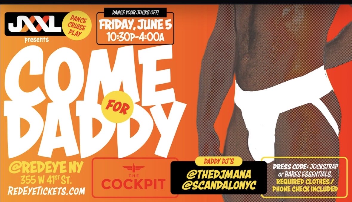 AJSloanXXX's tweet photo. Kicking off Pride Month with a BANG

@jxxlcommunity @redeyeny @thecockpitnyc @sniffiesapp 

https://t.co/dQ4HiTFJWa https://t.co/zo6WOWxdnL