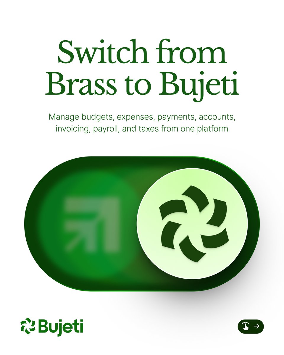 BujetiHQ's tweet photo. Switching finance tools is nobody's idea of fun, especially when you didn't ask for it. If your business is moving on from Brass, here's how to make the change work for you 🧵 https://t.co/nc8uMtUPi5