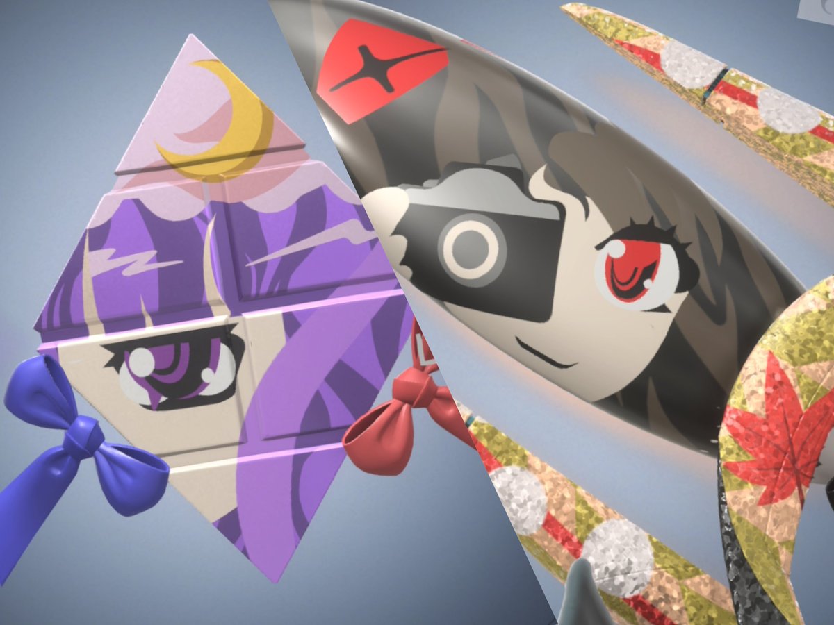ChickenFriedgg's tweet photo. パチュリー・ノーレッジ
射命丸文
#オレマシン　#東方Project https://t.co/QdepPxBLl6