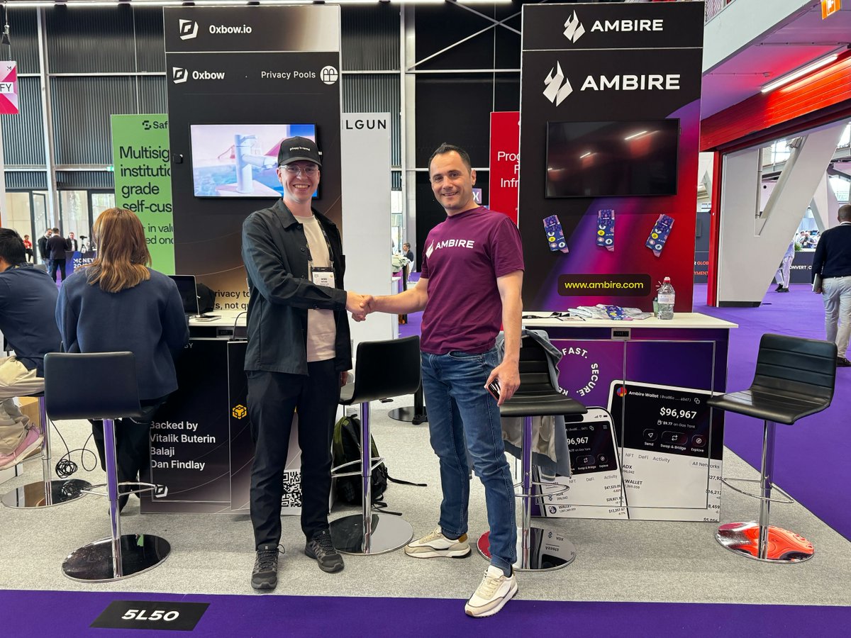 ambire's tweet photo. 🤝 Make privacy default 🤝 https://t.co/04xFaM4FZz