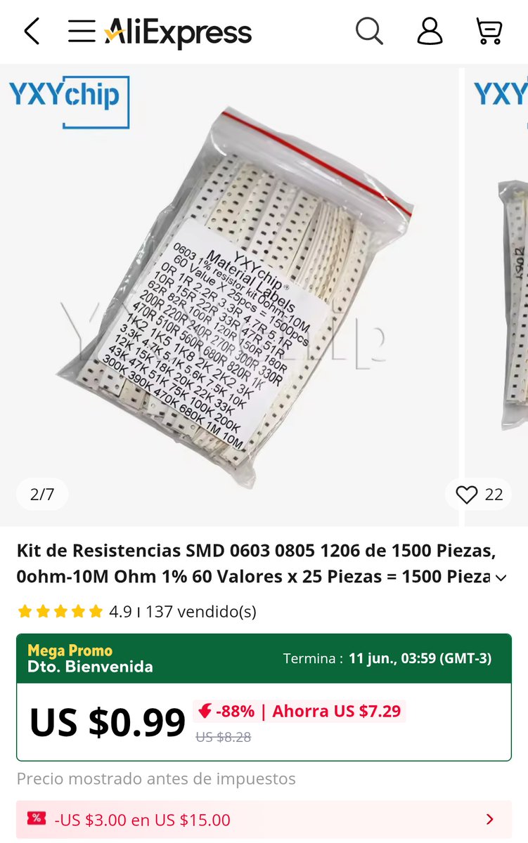 FreeForce11's tweet photo. @Atenea_study7 La soldadura la podés hacer manual, con aire caliente o en planchas que vienen para ese tipo de trabajos. 
Yo uso solo aire caliente de la estación de soldadura. 
Los precios son baratísimos, se consiguen kits de resistencias y capacitores por monedas en Aliexpress o similares. https://t.co/fPCZCSNJap