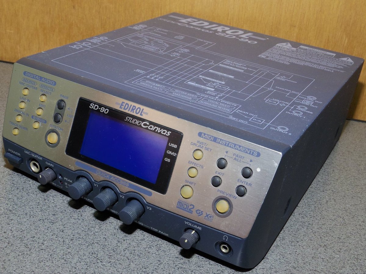 bpNBG6x0be59931's tweet photo. エディロールのDTM音源でSDシリーズを未だにメイン音源としてご使用されているかたはいらっしゃいますか?
もしくは所有されていますよというかたおりますか?
よろしくお願いしますm(__)m

#エディロール
#SDシリーズ
#DTM音源
#音源モジュール
#スタジオキャンバス https://t.co/LrjjlpILcT