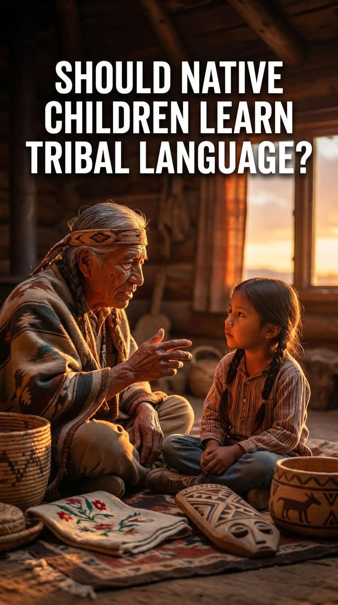 Native_Legends's tweet photo. For many Native American families, tribal languages are more than just words — they carry stories, traditions, identity, and generations of history. But today, many Native languages are spoken by fewer people as younger generations grow up using mostly English in school, online, https://t.co/3CDcpsOgHj