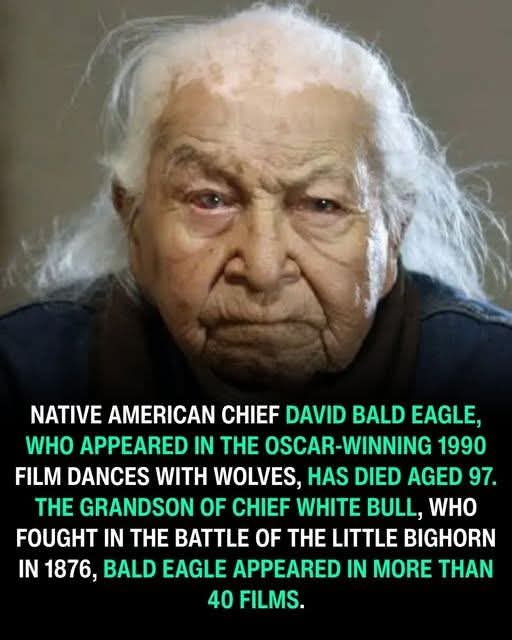 Native_Legends's tweet photo. Native American elder and actor David Bald Eagle has passed away at the age of 97, leaving behind a life deeply connected to both Indigenous history and Hollywood storytelling. Best known for his role in the Academy Award-winning Dances with Wolves, https://t.co/ovKbB88r6V