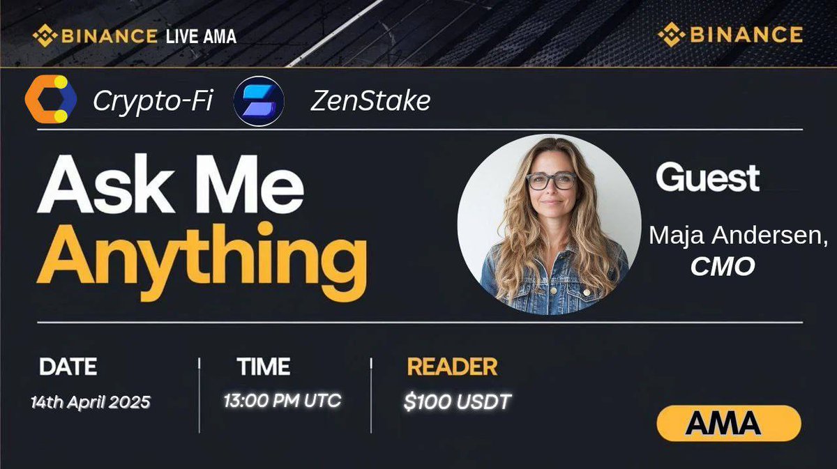 zenstake_app's tweet photo. enue: https://t.co/1QyLzFe7Ml

See you there!

#ZenStake #DeFi #Binance https://t.co/84RYCwQZJf