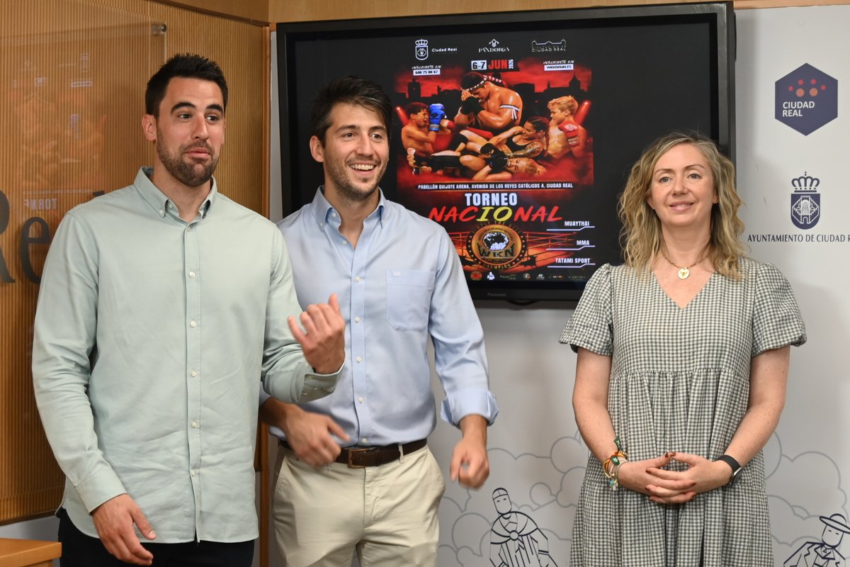 VOXDipuCR's tweet photo. Ciudad Real vuelve a ser sede del deporte nacional.

Más de 300 participantes competirán este fin de semana en un Open con Muay Thai, grappling, equipos y MMA.

Deporte base, valores, turismo, hostelería y comercio.

@pa_saldanha: "Eso también es impulsar la provincia". https://t.co/GkOwrlm76r