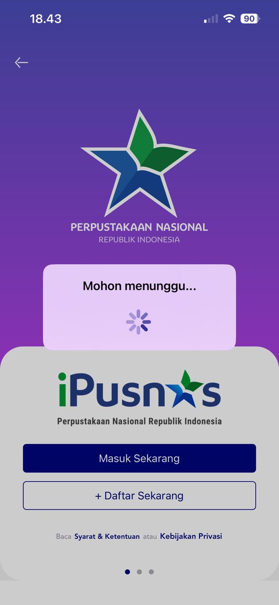 matchavictory's tweet photo. Kenapa ya login ipusnas kek gini mulu https://t.co/fscRJCEOq0