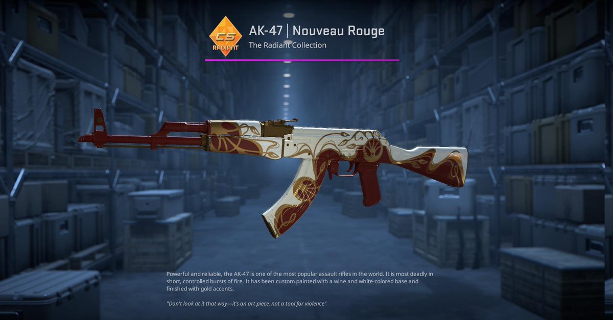rgLyCS's tweet photo. 🎁$30 AK-47 | Nouveau Rouge💛

To enter:
✅Retweet &amp; Like,
✅Follow: @rgLyCS, @mbayewin,
✅Tag a friend,
✅Subscribe &amp; Comment: https://t.co/KLqoPejRB8.

🍀Good Luck!
⏰Ends in 6 days!

#CS2 #CS2Giveaway https://t.co/WmScXxgMYc