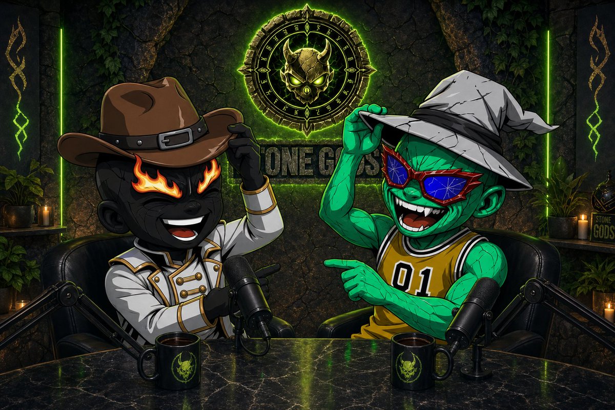 STONEGODSHQ's tweet photo. GRAND MORNING WEB3 ☀️

Happy Wizzy Wednesday to ALL our friends out there. We're always having fun, learning, conversing, building &amp; trying new things.

Wearing different hats is part of the education and foundation we're building.

The next steps require focus! 🥸

GET READY ⚔️ https://t.co/alMKmW2AEF