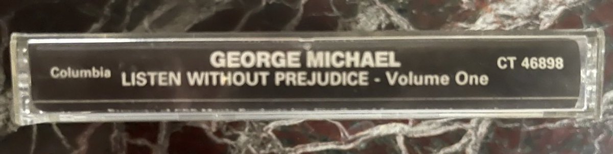 Alex__Perry's tweet photo. George Michael,Listen Without Prejudice Volume One,1990 Canadian Advance Promo cassette. https://t.co/hxol3grNJX