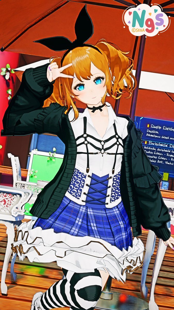erun_pso2ngs's tweet photo. おはえる～ん☀️
狂蘭メロコ・レプカで📸
汎用性あって良い衣装ですね💕
コラボ先は全くわからないけど😅
お腹の青色が変えられないのは
ちょっと残念ですがね😆
#メンテの日じゃないけどssを貼る
#PSO2NGS_SS https://t.co/Lb3OnjDYSh