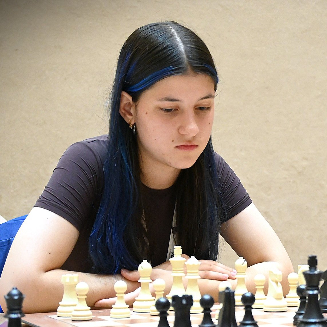 OnTheQueenside's tweet photo. Congrats to 15-year-old Anastasiia Hnatyshyn on earning her 1st IM norm (and 1st WGM norm) in the European Women's Championship with five rounds to spare! 🇺🇦

It's not over! She's still trying to win the tournament and qualify for World Cup!

https://t.co/APqqNFM5vX https://t.co/najyzpmeZS