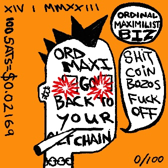 valerioshi's tweet photo. WHY OMB IS THE CRYPTOPUNKS OF BITCOIN

- Launched March 12, 2023. One of the earliest major collections after Casey Rodarmor dropped the Ordinals protocol in January 2023.

- Created by ZK Shark. OGs may remember zk as the ex-Wall Street alpha hunter who left DeGods. He teamed up with irl artist Tony Tafuro and rare-sats hunter/developer Nullish. With Nullish, they helped establish the narrative that art belongs on Bitcoin, as well as the value of rare sats. 

- Every OMB is a true 1/1 hand-drawn sketch.  There's real value and proof of work in non-generative art. Black-and-white backdrops against Bitcoin-maximalist traits with color eyes feature historical moments, ₿ symbols, slogans like “Not your keys, not your crypto”, and more. There are also prized traits like miners, shadows, zombies, and hoodies. It's one of those rare collections where there's something for everyone, and you can browse it for hours and always find something new.

- Eye-color traits are on-chain and tied to historic Bitcoin blocks. Green eyes are on Block 9 sats (mined by Satoshi), and Blue eyes are on Block 78 sats (mined by Hal Finney). They've been inscribed on the rarest early sats, and are the first artworks ever inscribed on Block 9 and Block 78 sats.

- First Bitcoin Ordinals auction in Christie’s history (April 2024). Four primary-market lots curated by ZK Shark were sold for $730,800. It marked the first time the auction house ever sold Bitcoin inscriptions.

- Fast numbers. Supply: 8,898. Held by 5,115 owners. Total volume: 2,381.94 BTC 🤯

- OMB isn't a community. It's been described as a cult and as a movement. Its official slogan, “OMB Cannot Be Stopped," has proven accurate. Holders still pfp their OMB, and many collectors are still proud of what they're holding, which is rare, considering everyone is down bad. But OMB isn't focused on price action, since it works on a cultural level, and its holders are delusionally optimistic about Bitcoin's future, and many holders' core values also align with the Bitcoin ethos. 

- Campaigns burned not 1 but 2 CryptoPunks. To show the world that CryptoPunks should live on the god chain, two campaigns in the early days teleburned CryptoPunks and fractionalized them for all participants. The result was a ton of pearl clutching from the punk community, and the campaigns garnered major media coverage. 

- Not another art project.  Despite what zk wants you to think, OMB is more than an art project. zk helped popularize solo miners and started sending them out to holders to mine Bitcoin. Then he launched Parasite Pool. OMB has also taken out a two-page ad on the New York Times, and has sent out an art book to collectors as well. 

- Antifragile. One of the only Ordinals collections repeatedly called “the grail JPEG collection on Bitcoin” by OGs. Positioned as the ideological cornerstone of Bitcoin digital art. 

I'm sure I'm not covering everything here. You could write a book about OMB and the early Ordinals period. I've collected dozens of Ordinals collections since then, and OMB still remains my favorite. 

Wdyt? Does OMB live up to its reputation?