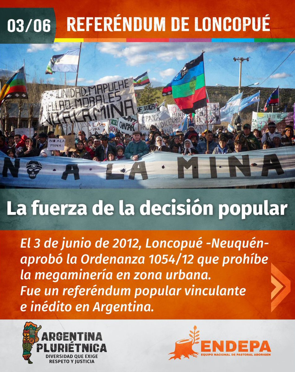 ENDEPANACIONAL's tweet photo. La memoria de la decisión en Loncopué sigue marcando un hito en la historia de la participación ciudadana en Argentina. 

#ArgentinaPluriétnica 
#Diversidad #Respeto #Justicia #PueblosIndígenas #ENDEPA

https://t.co/ZDWN18cjN1 https://t.co/wM062MB1eg