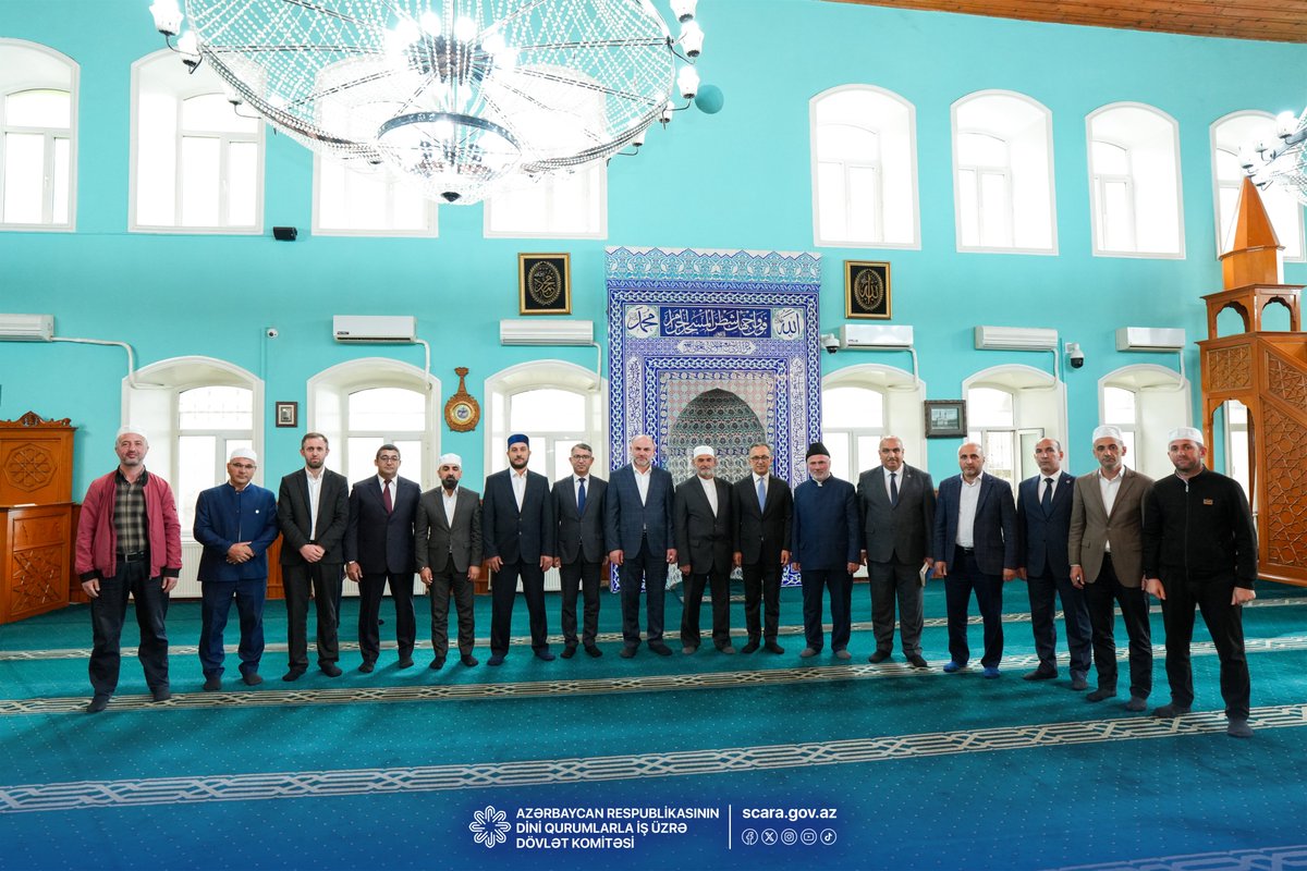 scaragovaz's tweet photo. Dini Qurumlarla İş üzrə Dövlət Komitəsinin sədri Ramin Məmmədov iyunun 3-də Şəkidə "Cümə" məscidini ziyarət edib.  
Ətraflı: https://t.co/U33WtgJped 

#diniqurumlarlaişüzrədövlətkomitəsi https://t.co/JprzKixylZ