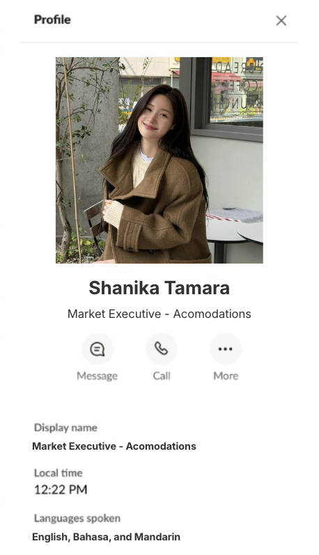 pintalanmemori's tweet photo. Shanika Tamara, 25

Market Executive di OTA yang sama dengan Noah. pegang accomodations. back to back best performance 3 quarter padahal di balik layar nangis-nangis karena kena marah partner terus. lulusan S1 Sastra China UI. punya anabul namanya Putih biasa dipanggil Puput. https://t.co/a2FEfSw2QB
