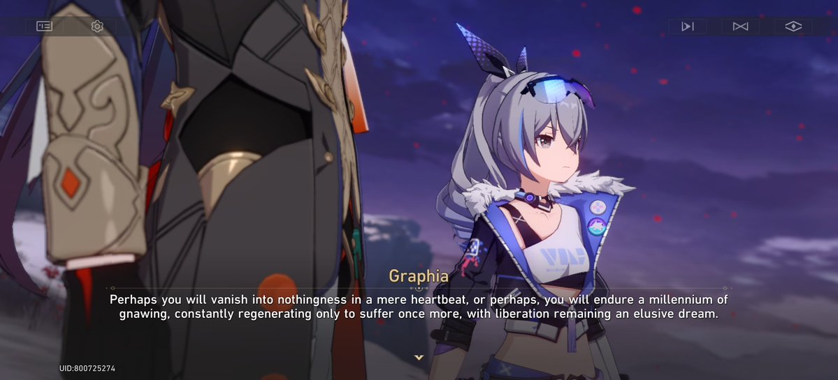 applepuppyy's tweet photo. 4.3 spoilers and if i said the last part is evidence that ren can't meet his true end without dh or that dh IS his ending https://t.co/kVnSvl2ab8