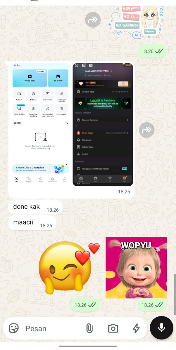 diLan 6k testi+ : WA ONLY tweet media