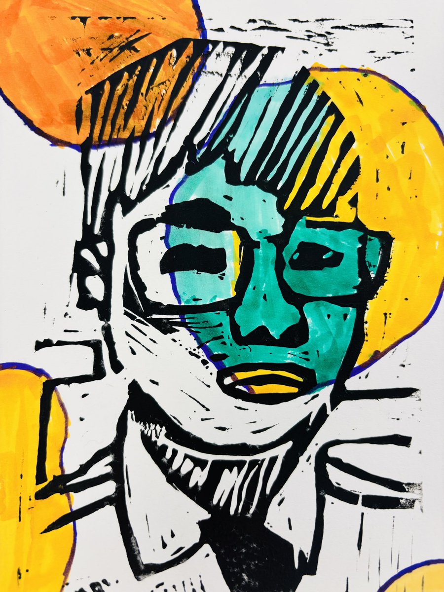 tase_art's tweet photo. Year 7 Lino Printing Update: Here is some fantastic development work from Jacob. An outstanding series of experimental self-portraits, demonstrating creativity, confidence, and a thoughtful exploration of printmaking techniques. Excellent progress! https://t.co/GydMvCUBxH
