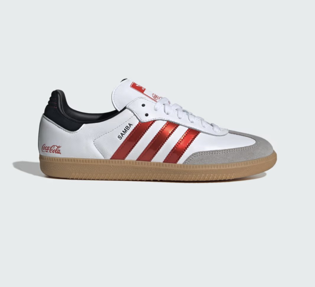 SOLELINKS's tweet photo. Ad: Coca-Cola x adidas Collection dropping at 7am PT/10am T  

Nordstrom:https://t.co/hiTLzfte8H

Grinmore
Samba Red:https://t.co/QZT12kjsCY
Black:https://t.co/jH5AI9cfUP 

Superstar:https://t.co/Fq2LNxDGRy https://t.co/EP1DtzUJIz