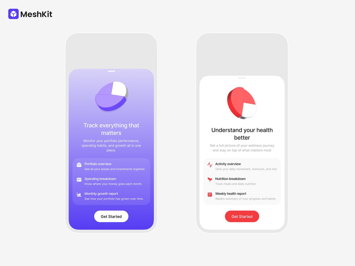 MeshkitOfficial's tweet photo. This is the same 3D icon, styled two different ways for two completely different products. And it looks intentional in both.  High quality 3D icons you can make your own. Coming very soon 
Join the waitlist at https://t.co/BmiBLUQXVR https://t.co/I2WsQTQroZ
