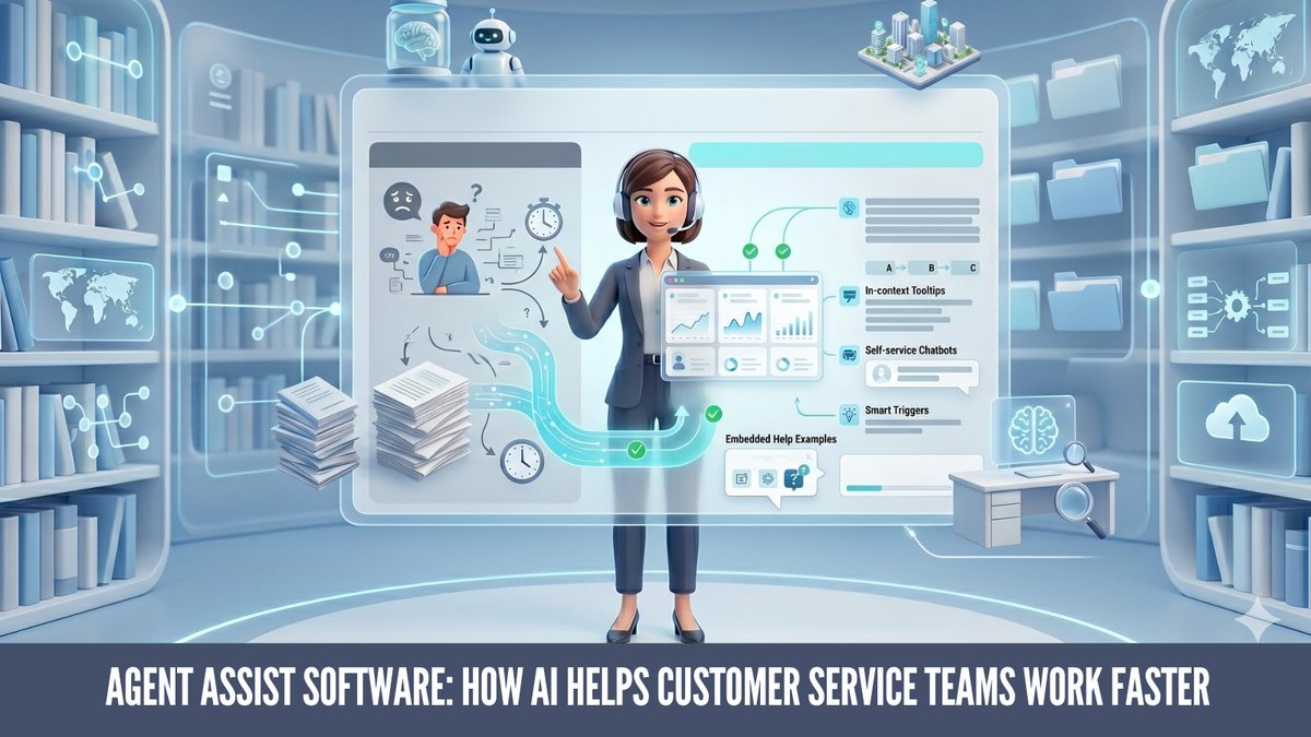 ClickHelpNews's tweet photo. AI is changing customer support — not by replacing humans, but by helping them work faster. With Agent Assist tools.
The result: faster resolutions, happier customers, less burnout.
Read more 👉 https://t.co/JJrVOo1ity
#CustomerSupport #AI #AIAgents #CX #CustomerExperience https://t.co/HSQthX2NjY