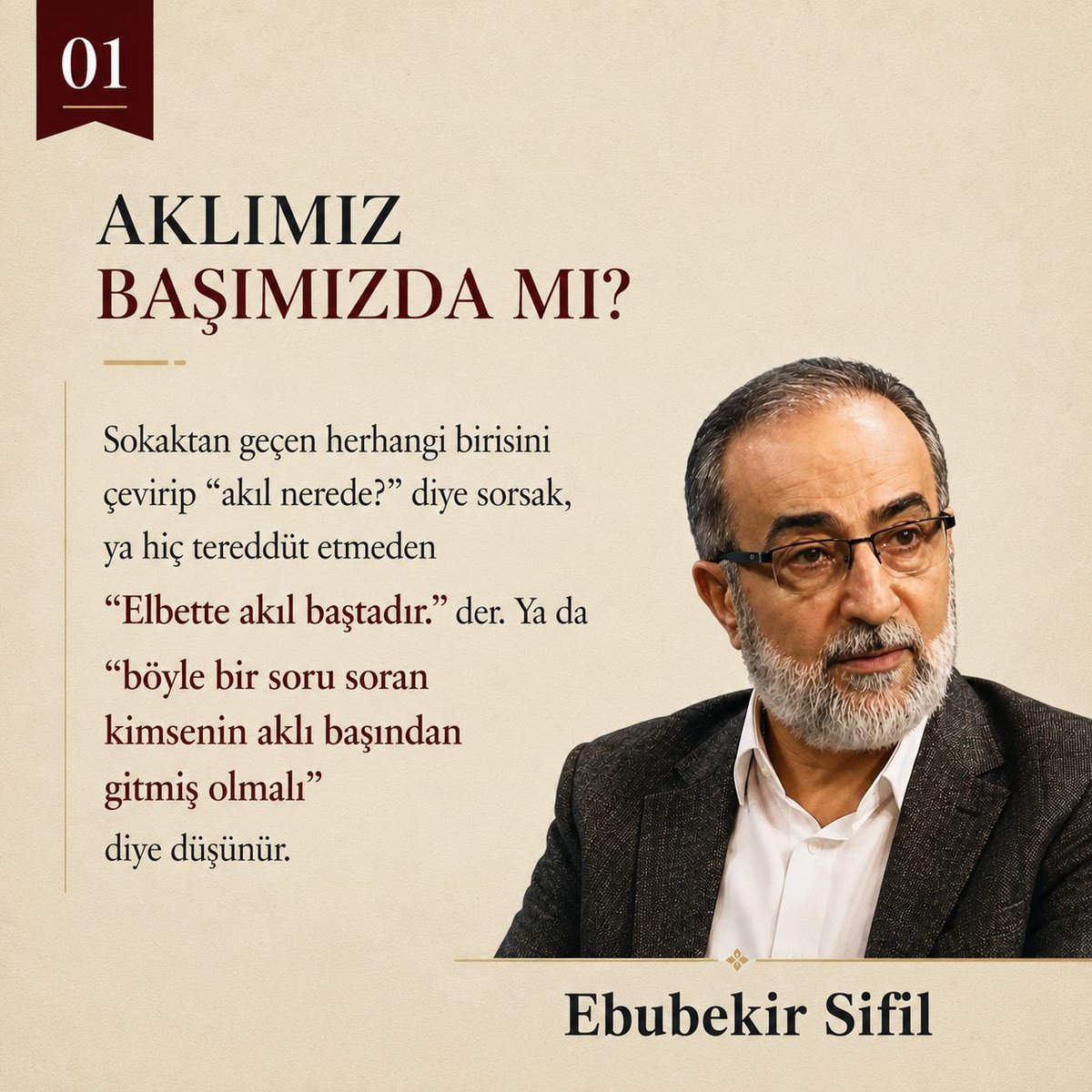EbubekirSifil's tweet photo. Aklımız başımızda mı? https://t.co/BIfvZIQ5pA