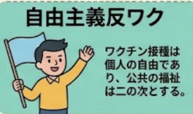 safety_1st_mk2's tweet photo. 「高リスク者ではない人が打つ必要は無いでしょ」
お仲間ディスってるし
自分は自由主義反ワクだと白状してるし🥹🥹🥹 https://t.co/pT1viv3Z5f