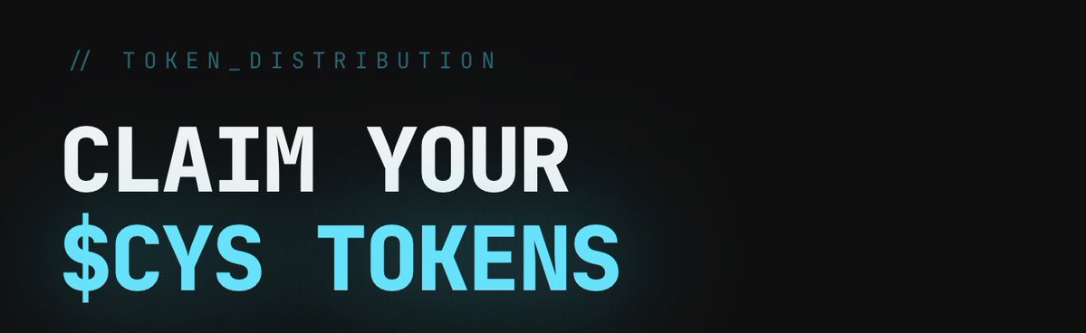 CLAIM YOUR SHARE $CYS tweet media