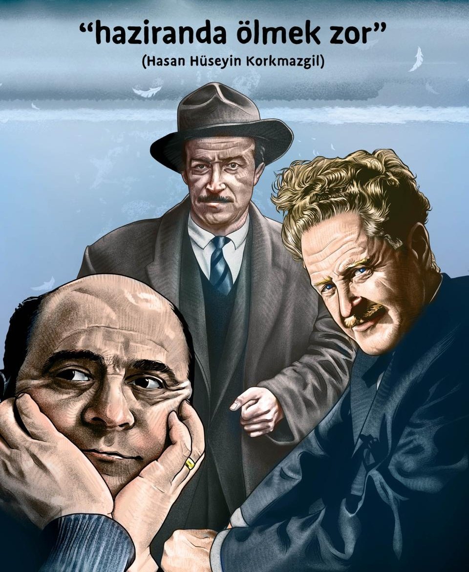 cemo1725's tweet photo. Haziran' da, ölmek zor.... 

#NazımHikmet 
#OrhanKemal 
#AhmedArif https://t.co/x4tNFbefbQ