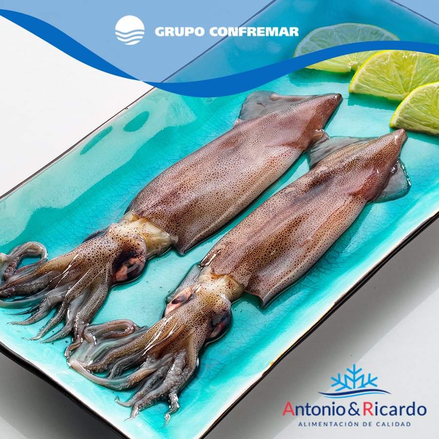 confremar's tweet photo. Los calamares a la plancha, son excelentes para tu salud, aportan proteínas de alta calidad con muy pocas grasas. Con vitamina B12, fósforo, zinc y yodo, para mantener tus músculos en forma, cuidar el sistema nervioso y regular la tiroides.
#AlimentacióndeCalidad #AntonioyRicardo https://t.co/OWksJC1eXw