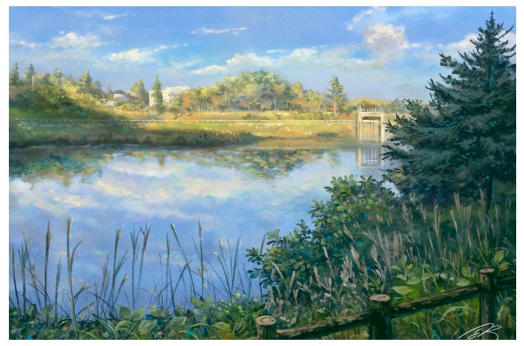 上半期 #風景 #illustration