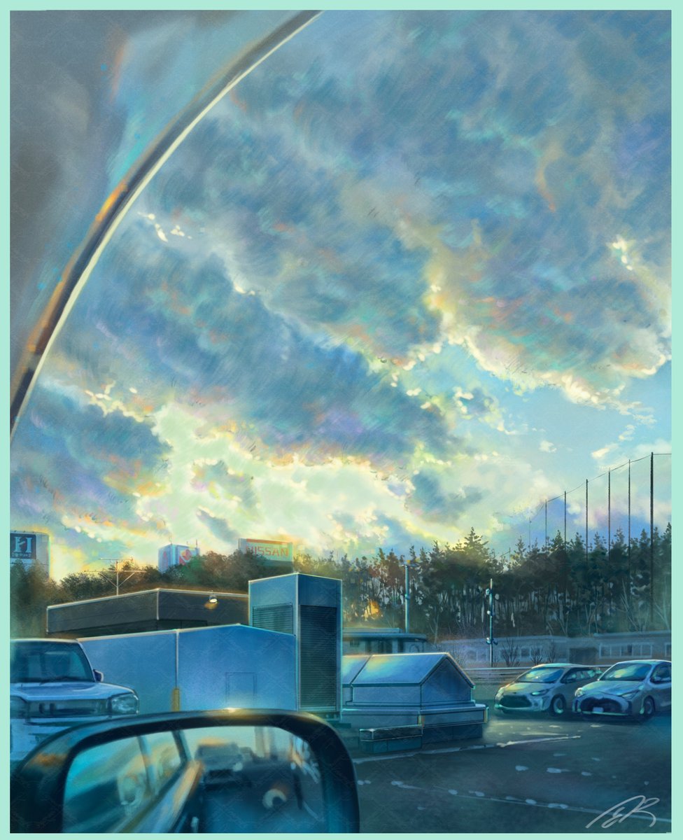 上半期 #風景 #illustration