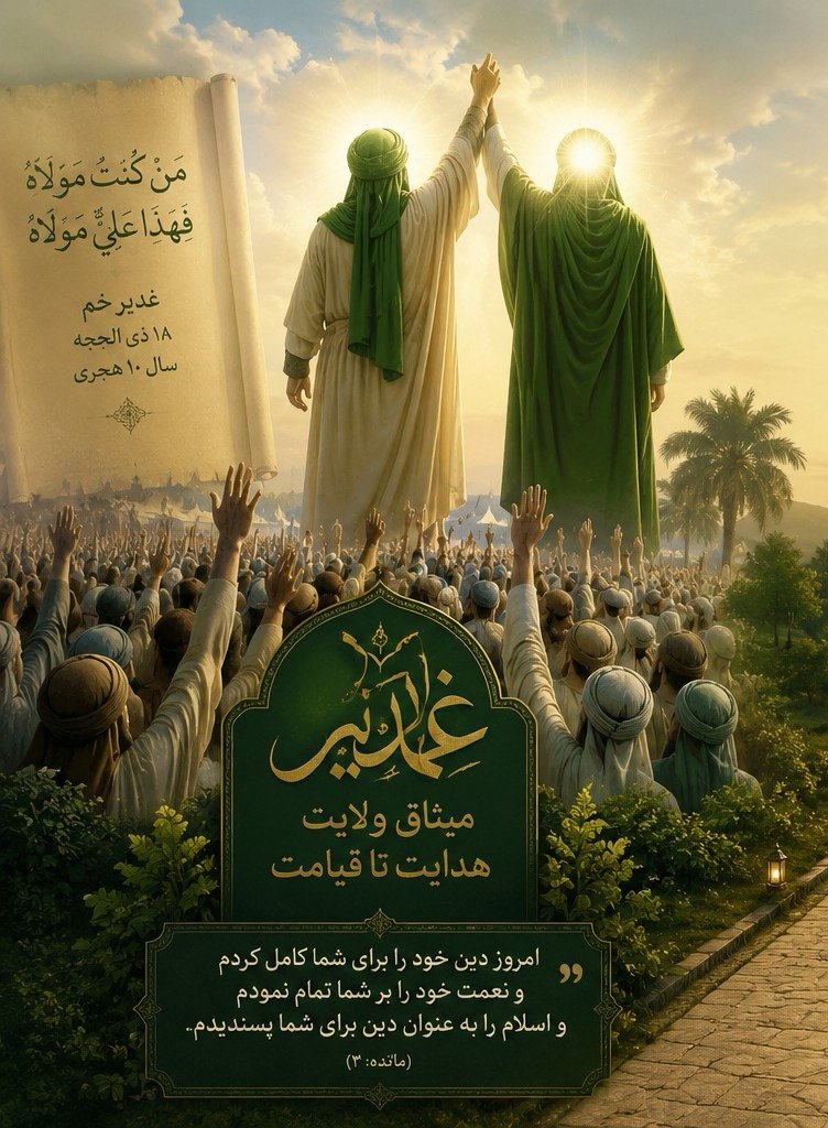 Alimsm2001's tweet photo. مسئله غدیر، مسئله جانشینی و امامت است، نه فقط برای شیعه، بلکه برای همه عالم اسلام.
(رهبر شهید آیت الله العظمی خامنه ای)
#لبیک_یا_خامنه_ای https://t.co/YLL8xzOU7f