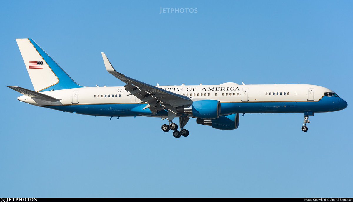 Flightwatcher1's tweet photo. #USAF C-32A
Código de llamada: SAM713
Matrícula: 98-0002
Hex: #adfeb8
Desde Andrews AFB🇺🇸 con destino a Caracas🇻🇪. 
Este tipo de avión es usado por muy altos cargos de la administración de EEUU. (Vicepresidencia, Sec. de Guerra)
#USA #Venezuela https://t.co/galUwmIYc7