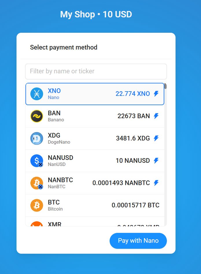 Nanswap's tweet photo. Launching Nanswap Pay: Accept Nano and +1,000 cryptocurrencies with 0% fees.

Easy integration via payment link, widget, API or plugins for WooCommerce and WHMCS. 

Already used by @Armour_Hosting , @Nagora_Shop, Nanswap Shop and more 💙 https://t.co/vOTqVRfw04