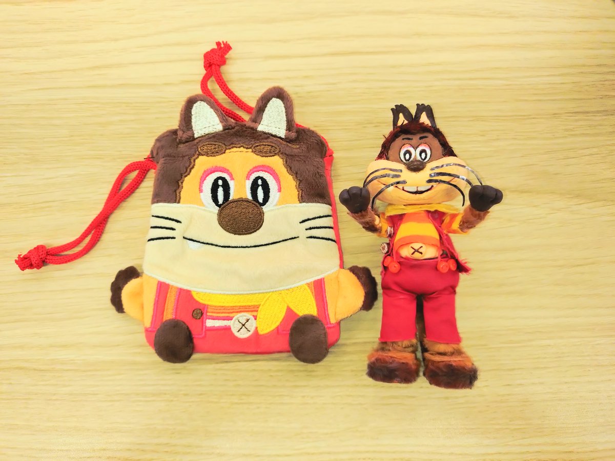 にこにこ、ぷん ぬいぐるみ巾着」 その2 手に入れたぬいぐるみ巾着と僕