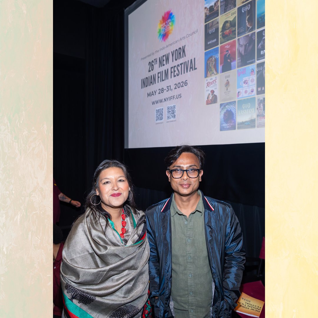 nyindianff's tweet photo. A thoughtful conversation on storytelling and cinema at #NYIFF2026. 

Following the screening of Adamya, director @thisisranjan joined @mitrakalita Kalita for a post-screening Q&amp;A on the film’s journey and inspiration.

Thank you to everyone who joined us.

📸 @lalounyc

#Adamya https://t.co/Gw6krGm3Ax