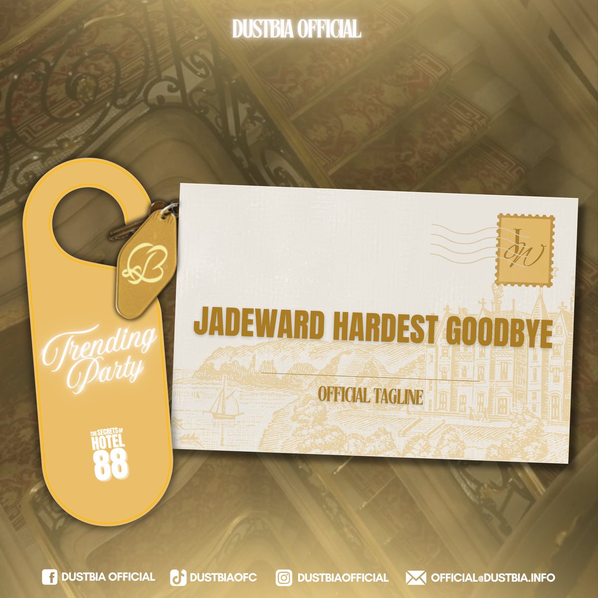 dusbiofc's tweet photo. 𝐓𝐑𝐄𝐍𝐃𝐈𝐍𝐆 𝐏𝐀𝐑𝐓𝐘 𝐒𝐓𝐀𝐑𝐓𝐒 𝐍𝐎𝐖!

OFFICIAL TAGLINE:

JADEWARD HARDEST GOODBYE

𝗥𝗲𝗺𝗶𝗻𝗱𝗲𝗿𝘀:
➴ Minimum of three words
➴ Include pictures and videos
➴ Refrain from double tagging
➴ No emojis and numbers
➴ Engage on fresh tweets

𝗧𝘄𝗲𝗲𝘁 • 𝗥𝗲𝘁𝘄𝗲𝗲𝘁 • 𝗥𝗲𝗾𝘂𝗼𝘁𝗲 • 𝗥𝗲𝗽𝗹𝘆