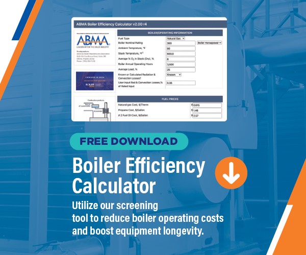 ABMABoiler's tweet photo. Optimize your system with ABMA’s FREE #Boiler Efficiency Calculator!
Reduce your operating costs, improve efficiency, and extend equipment longevity with a single, comprehensive screening tool.

Get access here ➡️ https://t.co/uk7gpKDK25

#ABMABoiler https://t.co/HFUgLP50sA