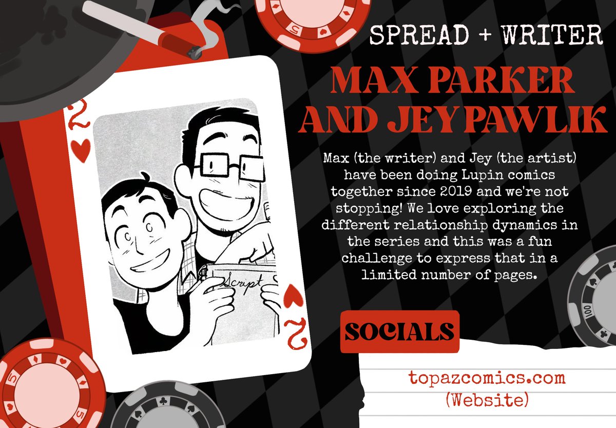 5ofakindzine's tweet photo. Our next contributor is actually a pair! We welcome the duo Max Parker and Jey Pawlik! https://t.co/tcxfJAXanY